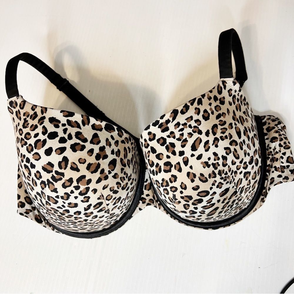 Cacique Animal Print Leopard Print Bra 44E (DD)